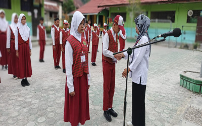 MIN 5 Kota Palangka Raya Melaksanakan Ujian Madrasah Berbasis Android