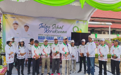 H. Muhammad Yusi Abdhian : Jalan Sehat Kerukunan Perkuat Kerukunan Umat Melalui Falsafah Huma Betang