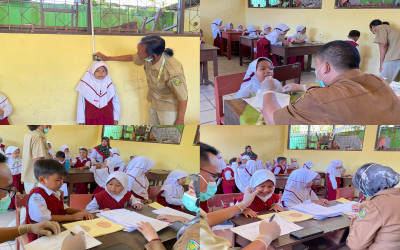 Puskesmas Tangkiling Gelar Penjaringan Kesehatan Murid MIN 5 Palangka Raya