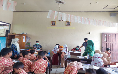 Puskesmas Tangkiling Suluh Siswa Kelas I MIN 5 Kota Palangka Raya