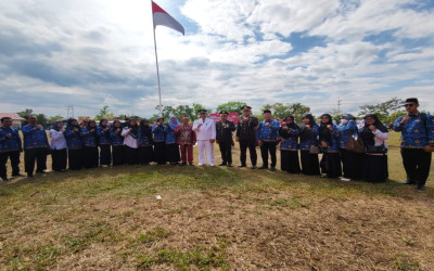 MIN 5 Kota Palangka Raya Upacara HUT Ke 80 Bersama Kecamatan Bukit Batu