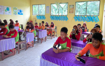 MIN 5 Kota Palangka Raya Gelar Simulasi Asesmen Berbasis Android