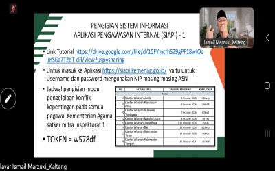 Bukan Sekadar Formalitas, MIN 5 Kota Palangka Raya Ikut Kawal Integritas ASN Lewat Pengisian Konflik Kepentingan