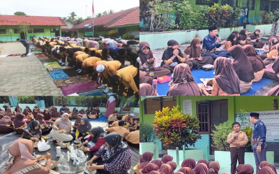 Sambut Ramadhan, Keluarga Besar MIN 5 Kota Palangka Raya Gelar Syukuran