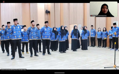 Guru MIN 5 Palangka Raya Ikuti Pelantikan dan Pengambilan Sumpah Jabatan Fungsional PNS 2024