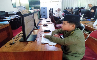 Menuju OMI 2025, Murid MIN 5 Antusias Ikuti Simulasi